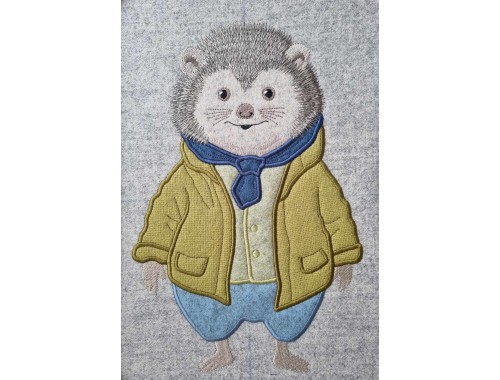 Hedgehog Rambler Embroidery design Hedgehog Rambler Embroidery design