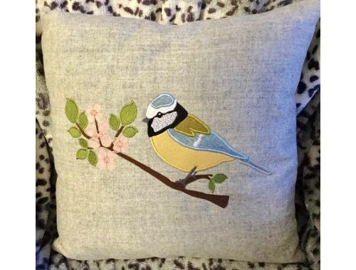 Blue tit Applique Blue tit Applique