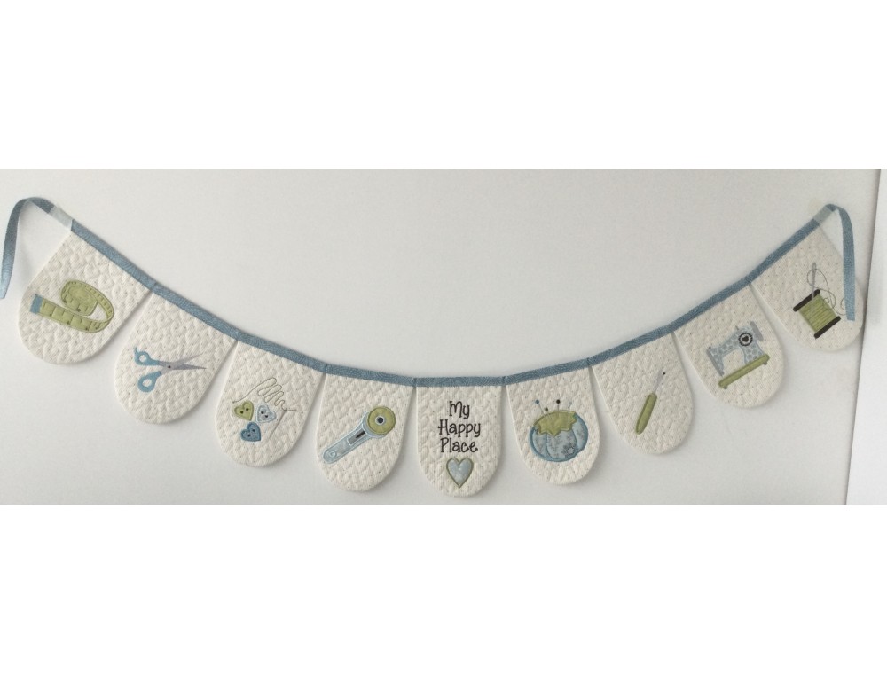 Sewing room bunting