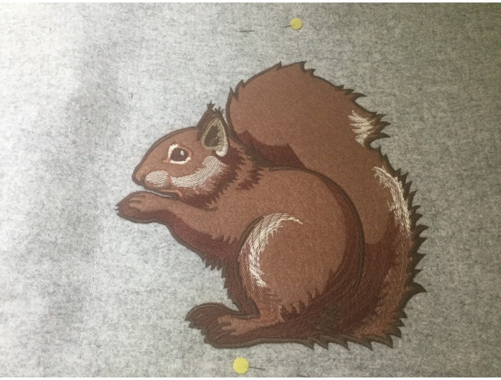 Squirrel Applique Design 